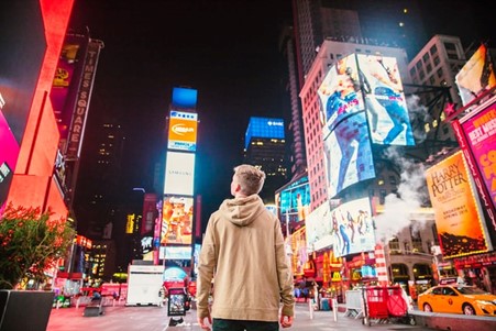 Joey Armstrong Times Square